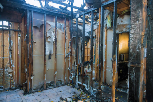 Professional Fire Damage Assessment technician working in Harrisville, WV